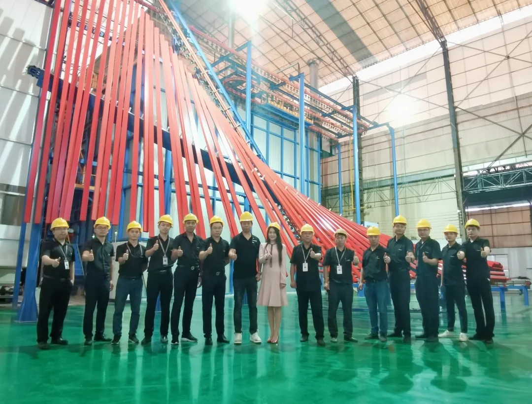 高登重器丨广东高登铝业集团 新全自动立式喷涂线正式投产
